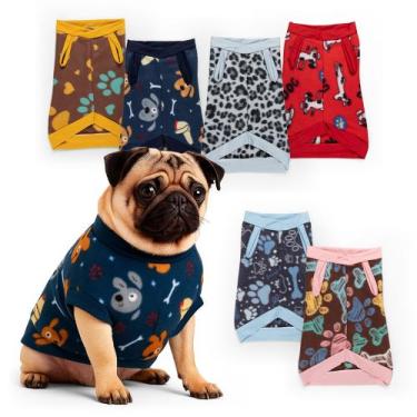Imagem de Roupas Pet Outono Inverno Roupas Pet Macho Para Cachorro E Gato - João