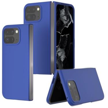 Imagem de LTLMYDAM Capa elegante para Google Pixel 10 Pro Fold, capa fina minimalista antiderrapante PC proteção contra choque, azul, 10 Pro Fold