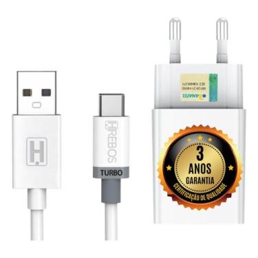 Imagem de Carregador Para Samsung Turbo Tipo C A12 A22 A32 S10 M12 M62 - HREBOS