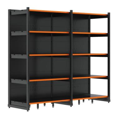 Imagem de Rack Gôndola Parede 1 Inicial 1 Continuação 2,00m 5 Níveis 2280kg Fit Amapá