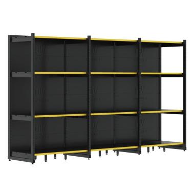 Imagem de Rack Gôndola Parede 1 Inicial 2 Continuações 2,00m 4 Níveis 3420kg Fit Amapá