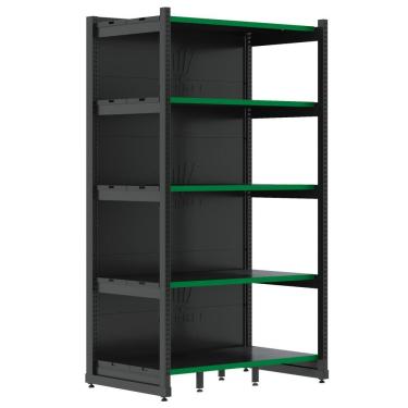 Imagem de Rack Gôndola Parede 1 Inicial 2,00m 5 Níveis 1140kg Fit Amapá