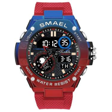 Imagem de Relógio esportivo masculino 50m à prova d´agua  digital esportivo analógico
