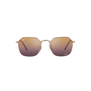 Imagem de Óculos de Sol Ray-Ban Polarizado Jim 0RB3694 9202G9 Tam 53 / Rose Gold - Lentes Vermelho Espelhado
