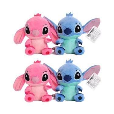 Imagem de Bonecas de Pelúcia Stitch Kawaii (12cm, 20cm, 25cm) - Brinquedo de Pel