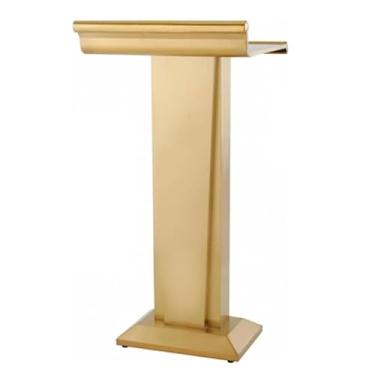 Imagem de Podiums Podium Stand Metal Speaking Lectures Portable Lectures Floor Standing Podiums Recepção Desk para salas de aula, escritórios, igrejas palestras
