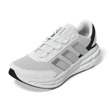 Imagem de adidas Tênis feminino Astrastar, Branco/Prata metálica/Preto, 39