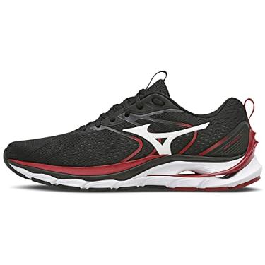 Imagem de Tênis Mizuno DYNASTY 4 masculino, Preto/Vermelho, 41