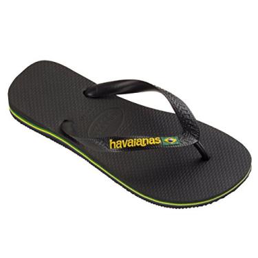 Imagem de Havaianas Sandálias Brasil Reino Unido 3-4 pretas, Preto