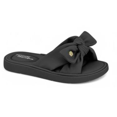 Imagem de Papete Modare Ultraconforto Chinelo Ortopédico Rasteira Leve, Preto, 3