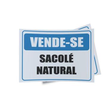 Imagem de Kit 3 Placas sinalização 15x21cm EM PVC PL(154) - Tema: Geladinho 15x2