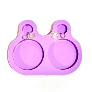 Imagem de R368 Molde de silicone brincos + acessórios resina decorar - confeitar
