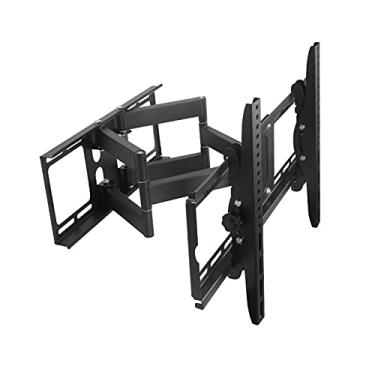 Imagem de Suporte para monitor de TV, suporte de TV dobrável de seis braços, extensão de parede de movimento total, suporte de TV com inclinação giratória para TVs de tela plana de 42 a 75 polegadas, suporta