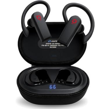 Imagem de Fone de Ouvido Bluetooth 5.4 Sem Fio 45h de Bateria IPX5 à Prova d’Água Esportivo Ergonômico Ideal P Corridas Atividades Físicas Videogame Microfone Integrado Compativel Android e IPhone Original E&A