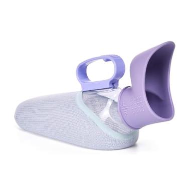 Imagem de 700 ml feminino boca macia mictório engrossado descanso de cama pote noturno, urinóis para pacientes em casa idosos adultos coletor de urina, frascos de xixi