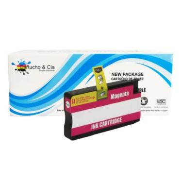 Imagem de Cartucho de Tinta Compatível 954XL L0S65AB Magenta 26ml