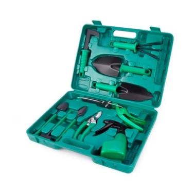 Imagem de Kit de ferramentas de jardinagem, tesoura de poda Steel Rake com estoj