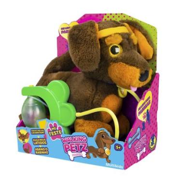 Imagem de Pelúcia Cachorrinho Walking Petz Salsicha Multikids - BR1875OUT [Remanufaturado] BR1875OUT