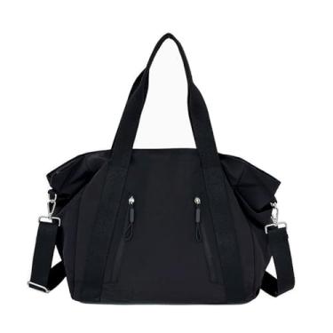 Imagem de Sursee Bolsas de ombro grandes para mulheres, bolsas de ombro transversais, bolsa esportiva de ginástica, Preto, Large, Sacolas femininas de viagem