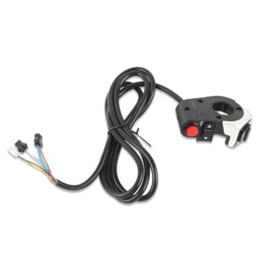 Imagem de Interruptor elétrico de lâmpada de bicicleta, interruptor de buzina de farol de mudança de cabeça de motocicleta à prova d'água para motocicleta Scooter bicicleta elétrica