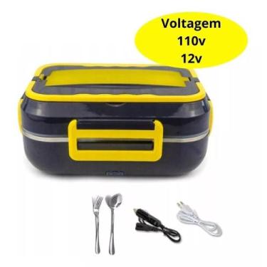 Imagem de Marmita Térmica Elétrica Veicular Portátil 1,5l 12v Carro - lelong