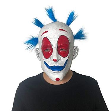 Imagem de Máscara de látex de palhaço de Halloween, horror, blush, nariz, baile, festa, adereços para dramatização