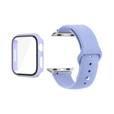 Imagem de Protetores De Tela Para Pulseira De Apple Watch, Estojo De Vidro Para 