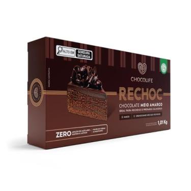 Imagem de Chocolate Rechoc Amargo - Chocolife - 1unx1,01kg