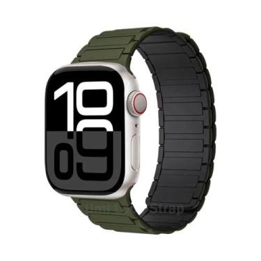 Imagem de Pulseira De Silicone Universal Para Apple Watch, Faixa Magnética Compa