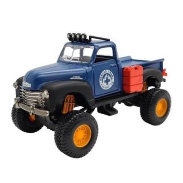 Imagem de Miniatura Carro Chevrolet Pickup Rescue 1953 4X4 Azul Maisto 25205