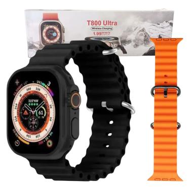 Imagem de Relógio Smartwatch T800 Ultra 49mm 1.99&quot; Chamada 2 Pulseiras
