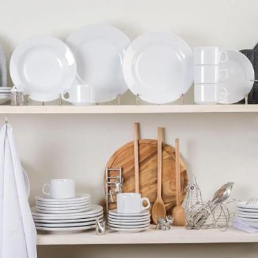 Imagem de Xícara Chá com Pires 14cm cor Branco 220ml Linha Gourmet Plus Biona Vitramix Oxford