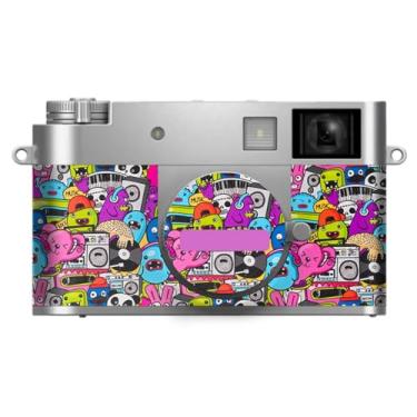 Imagem de Adesivo de corpo de câmera X-Half Kit de película protetora acessórios de pele decalques de vinil para FujiFilm X-Half XHalf (transparente + rosa grafite)