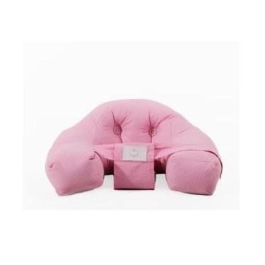 Imagem de Almofada de Amamentação e Sofazinho Infantil 2 em 1: Conforto Adaptável do Recém-Nascido aos Primeiros Meses (ESTAMPA MENINA-ROSA)