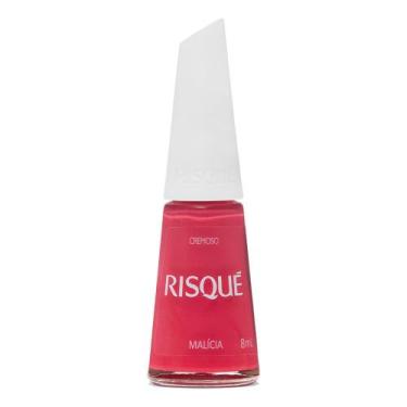 Imagem de Esmalte Risqué Rosa Cremoso Malícia 8ml, 8ML, Rosa