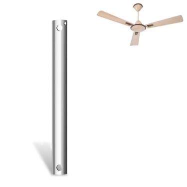 Imagem de Haste para ventilador de teto de 91 cm com cabo de extensão, haste inferior de 9 pés para ventilador de teto, diâmetro externo de 2,5 cm, barra de teto adequada para uma ampla gama de ventiladores