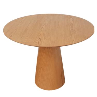 Imagem de Mesa De Jantar Cone 130 Cm Base Madeira Freijó Tampo Freijó Marrom