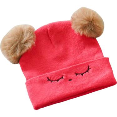 Imagem de Gorro Funny Para Bebê 36cm A 48cm Vermelho