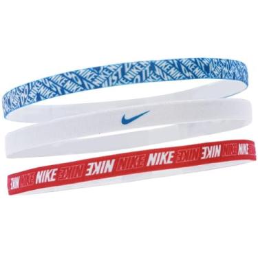 Imagem de FAIXA DE CABELO HEADBANDS 3PK PRINTED GAME ROYAL/WHITE/UNIVERSITY RED OSFM