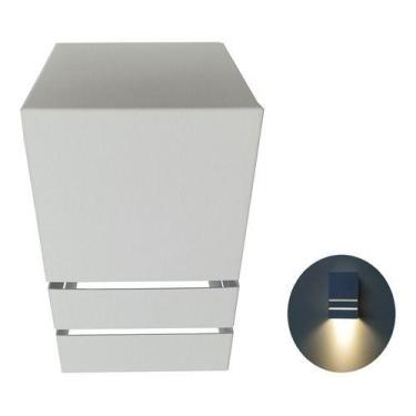 Imagem de Arandela Luminária Frisada 1 Facho E27 Ext/int Muro Parede - Bela Home