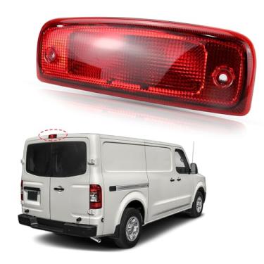 Imagem de HocvrlX Terceiro conjunto de luz de freio 3ª luz de freio compatível com Nissan NV1500 NV2500 NV3500 2012 2013 2014 2015 2016 2017 2018 2019 2020 2021 923-153