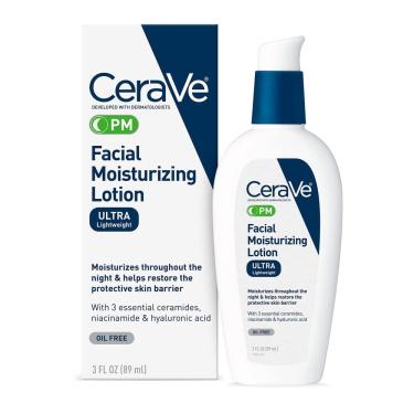 Imagem de Loção Hidratante CeraVe PM Night Cream 90mL com Ácido Hialurônico