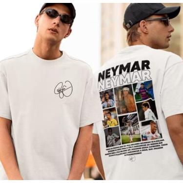 Imagem de Camiseta Neymar Menino Ney Personalizada Unissex Malha Algodão Premium