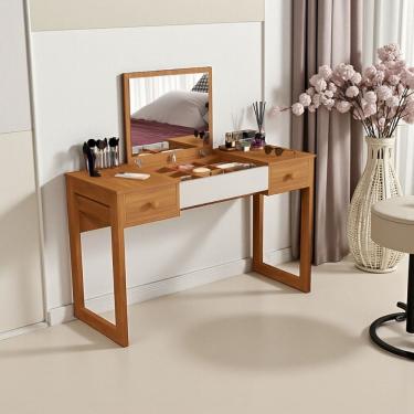 Imagem de Escrivaninha Penteadeira Com Espelho Multiuso Luanda Fenix