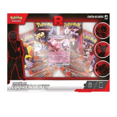 Imagem de Pokémon TCG, Box Coleção EX Equipe Rocket Mewtwo EX 49 Cartas