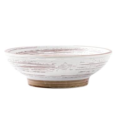 Imagem de URGDWEKJY Tigela de salada criativa para ramen tigela de sopa doméstica tigela de salada de frutas tigela de cerâmica para macarrão instantâneo tigela de frutas