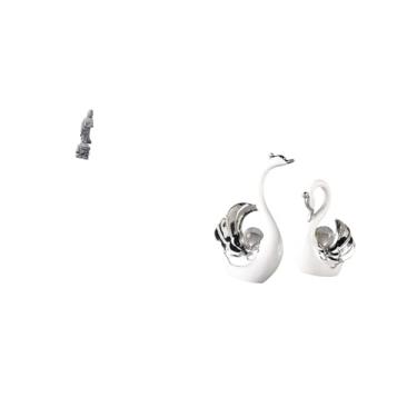 Imagem de Fenteer Estátua de Cisne Guan Yin, Ornamento de Pedra Colecionável, Decoração Budista de Feng Shui para Corredor Interno, Quarto, Lareira, Mesa de Trabalho, D