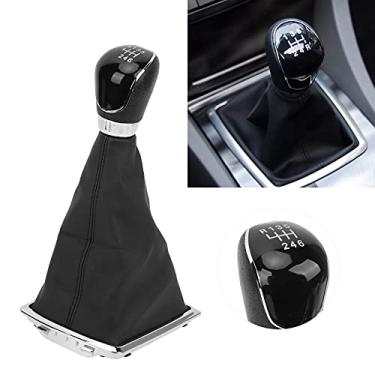 Imagem de Manopla de Mudança de Marcha Manual do Carro, Capa de Proteção contra Poeira, Couro Pu de Luxo, Substituição para Mk2 2005 2011 (6ª marcha)