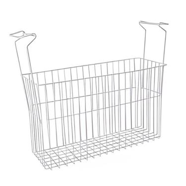 Imagem de Cesto Aramado Maior Branco Ghde 48,5X30,5x20cm - Gelopar