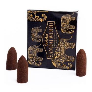 Imagem de Incenso Indiano Goloka Cascata Sandalwood Sândalo 
